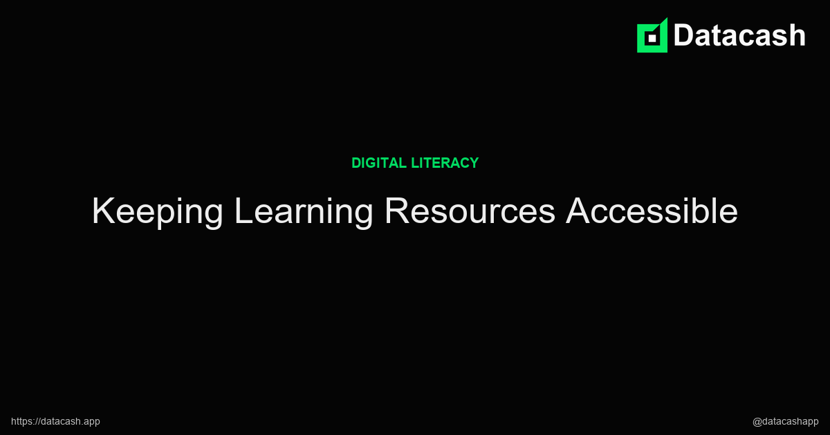 Keeping Learning Resources Accessible article header image