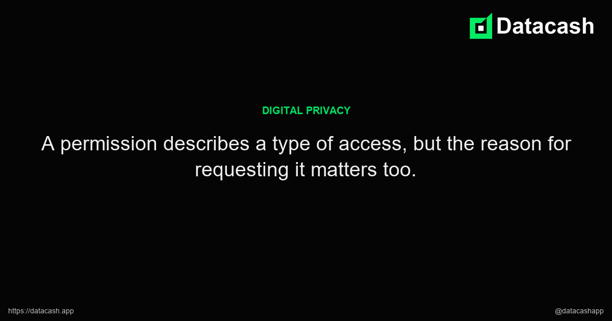 Reading App Permissions in Context article quote graphic