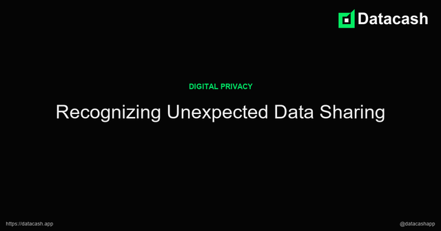 Recognizing Unexpected Data Sharing article image