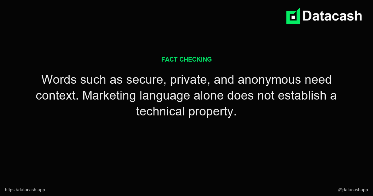 Separating Privacy Marketing from Evidence article quote graphic