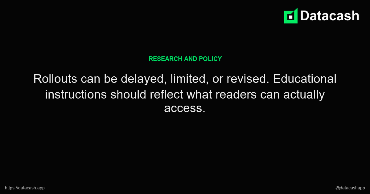 Updating Coverage When a Rollout Changes key excerpt Updating Coverage When a Rollout Changes article quote graphic