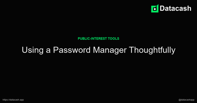 Using a Password Manager Thoughtfully article image