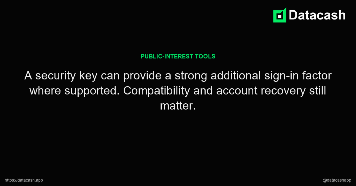 Using Security Keys for Account Protection key excerpt Using Security Keys for Account Protection article quote graphic