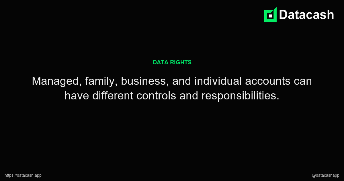 Why Account Type Matters in a Data Request key excerpt Why Account Type Matters in a Data Request article quote graphic