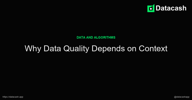 Why Data Quality Depends on Context article image
