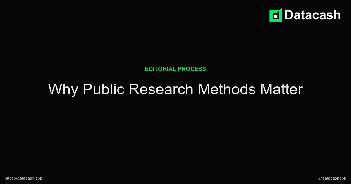 Why Public Research Methods Matter article header image