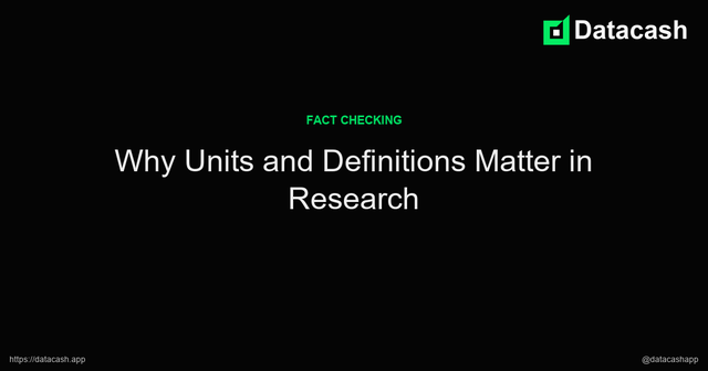 Why Units and Definitions Matter in Research article image